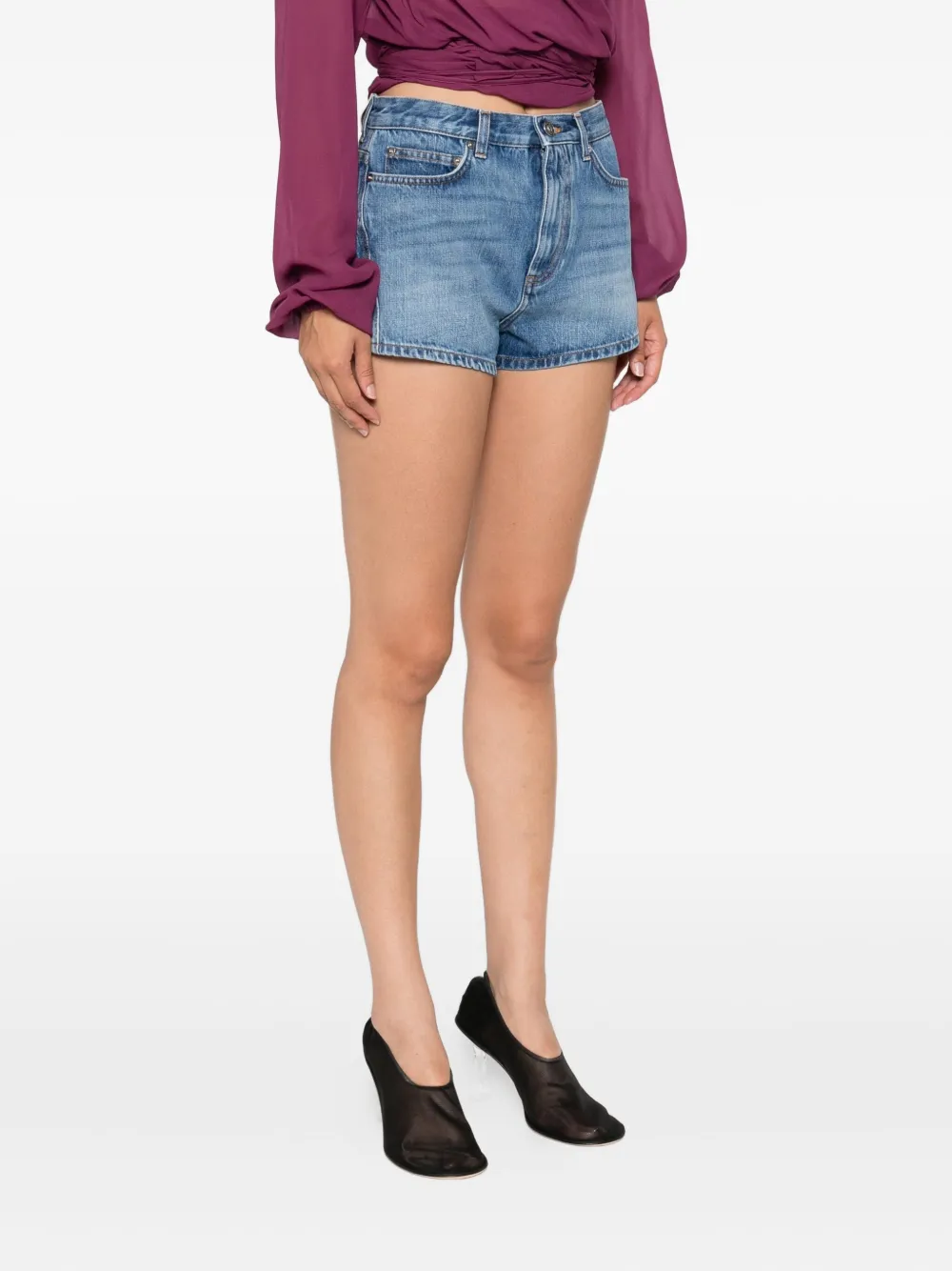 Givenchy denim shorts Blauw
