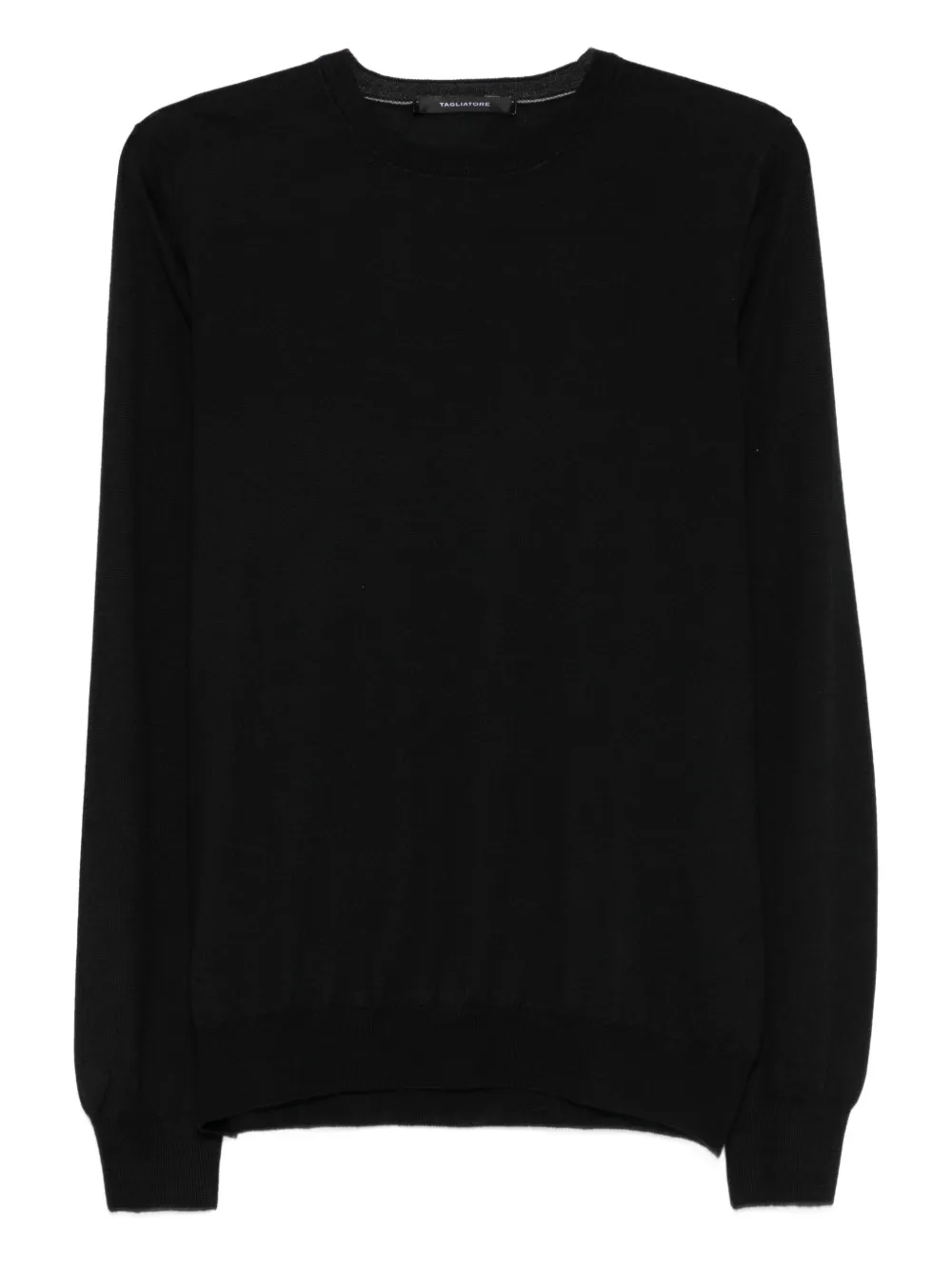 Tagliatore fine-knit jumper - Schwarz