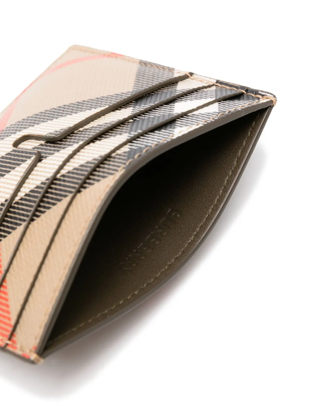 Burberry Geruite portemonnee Beige