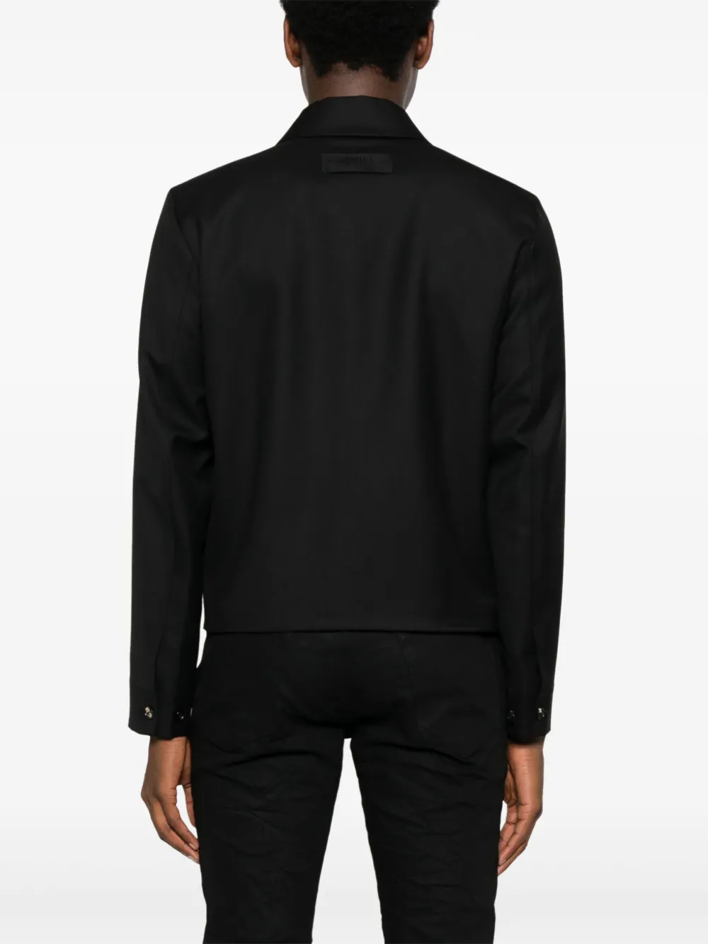 AMIRI Shirtjack met rits Zwart