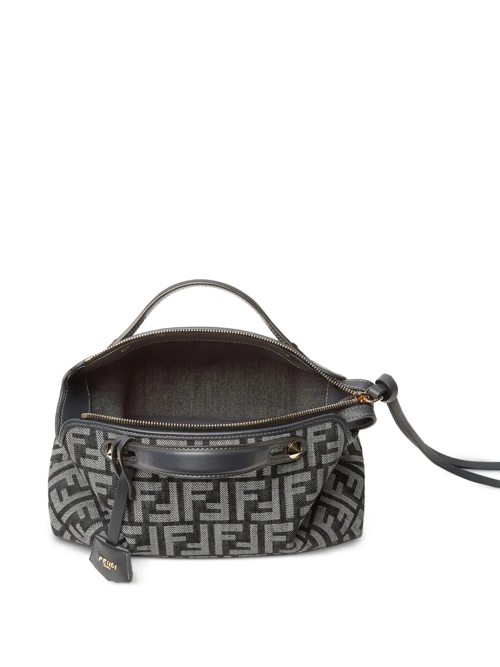 FENDI Medium By The Way Soft shopper met FF-jacquard Blauw