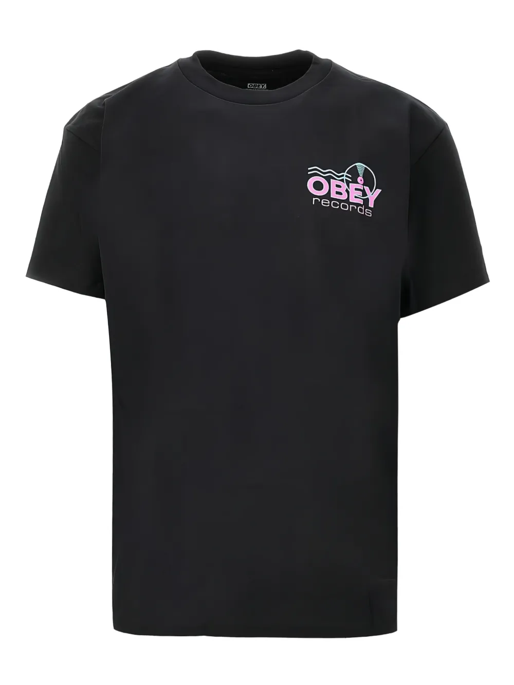 Obey Camiseta Record Sound Waves | Preto | Image 1