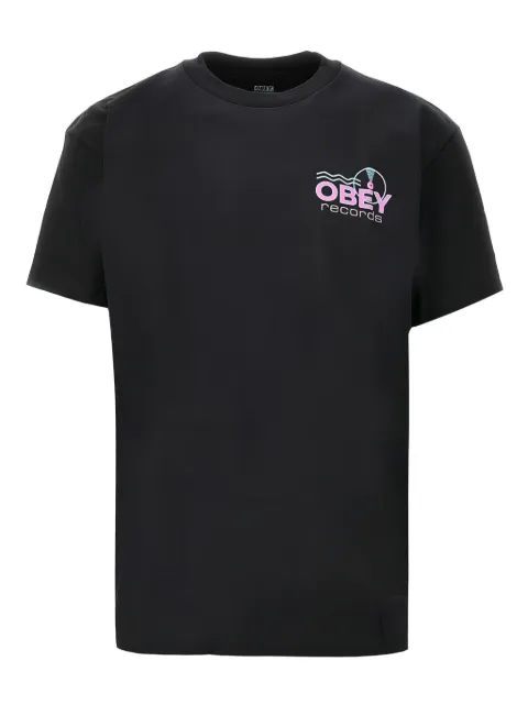 Obey Record Sound Waves t-shirt