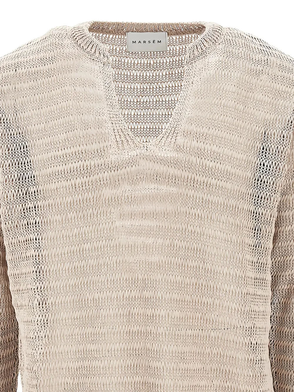 MARSEM Trui met V-hals - Beige