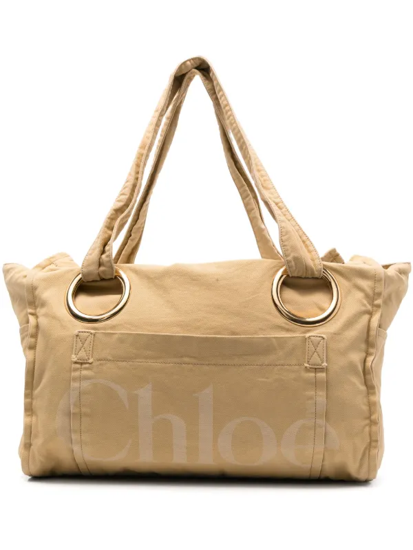 Chloe＊トートバッグ（COTTON PLAGE TOTE BAG） Chloé Chloé Plage Tote Bag In Cotton | Chloé US