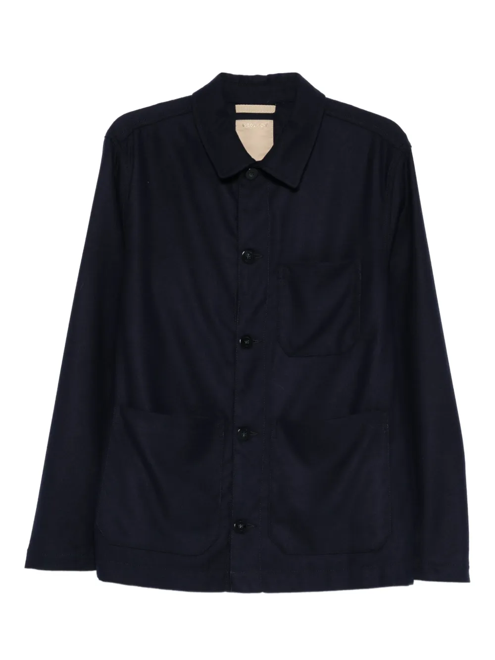Woolrich sobrecamisa con botones | azul | Image 1