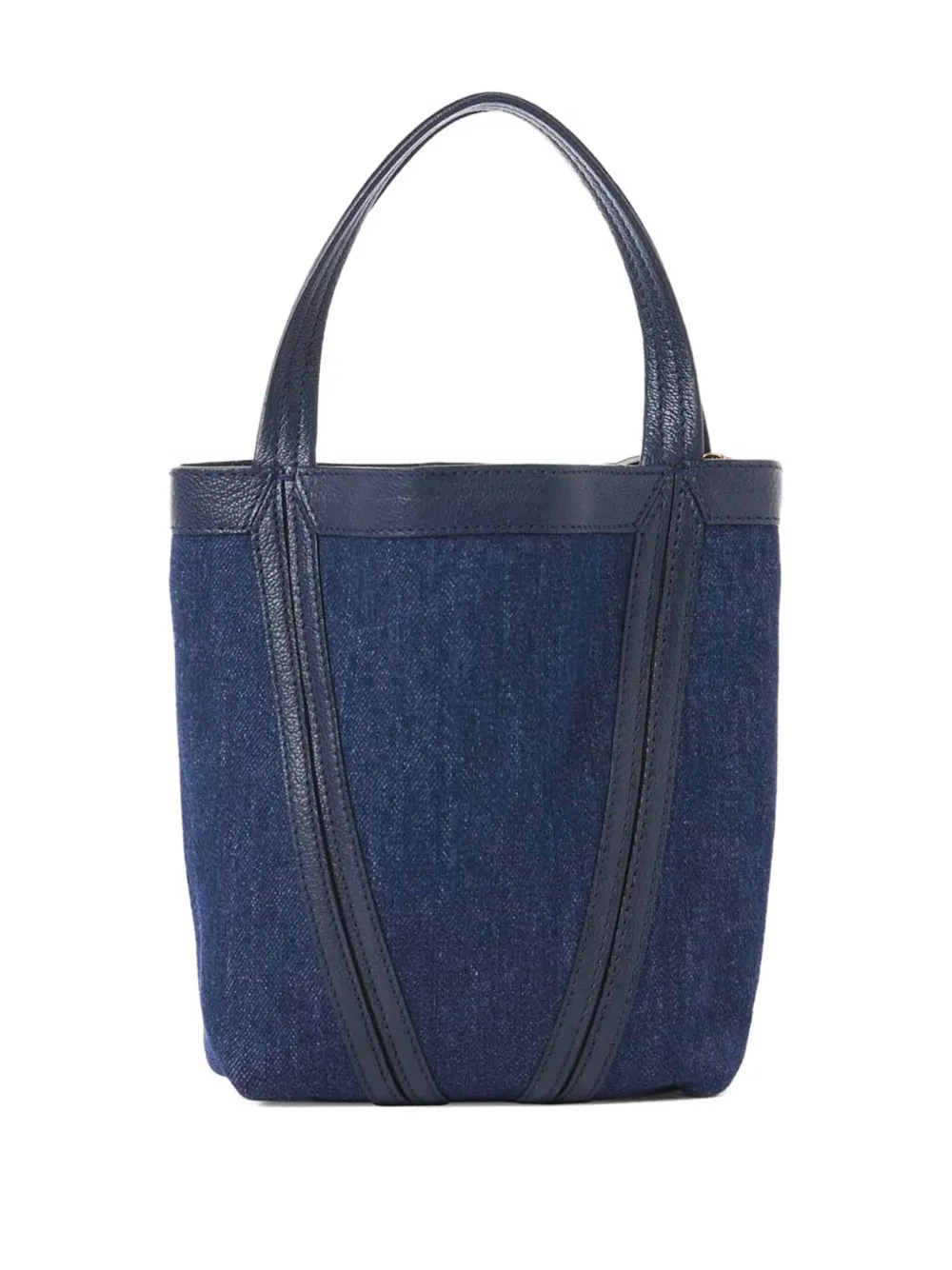 Chloé Kleine Spin denim shopper Blauw
