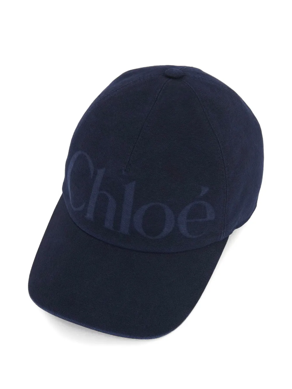 Chloé Honkbalpet met logoprint Blauw