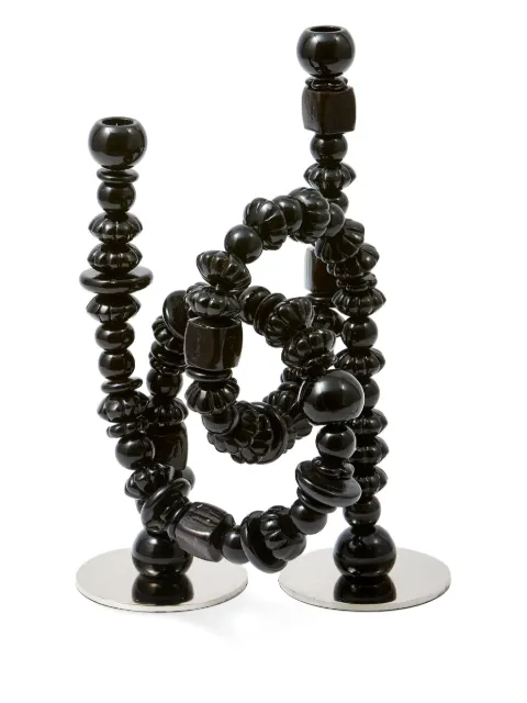 POLSPOTTEN beads candle holder (38cm x 33cm)