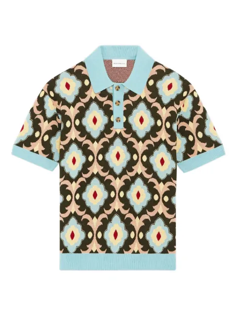 Drôle De Monsieur playera tipo polo con botones