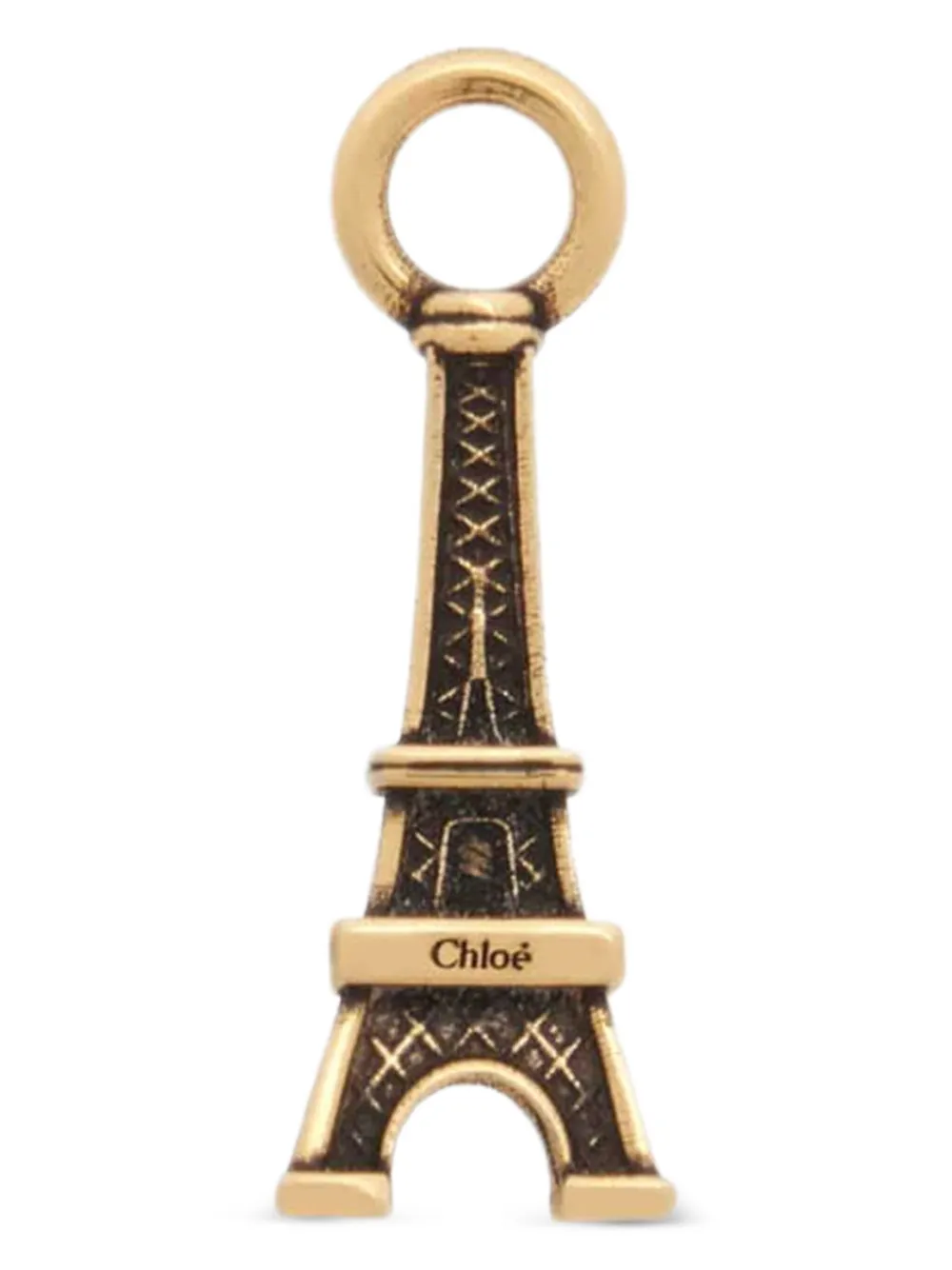 Chloé Alphabet Eiffel Tower charm | Gold | Image 1