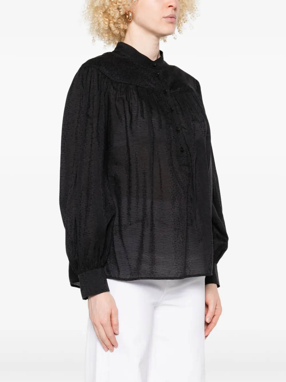 Chloé Blouse met lange mouwen Zwart