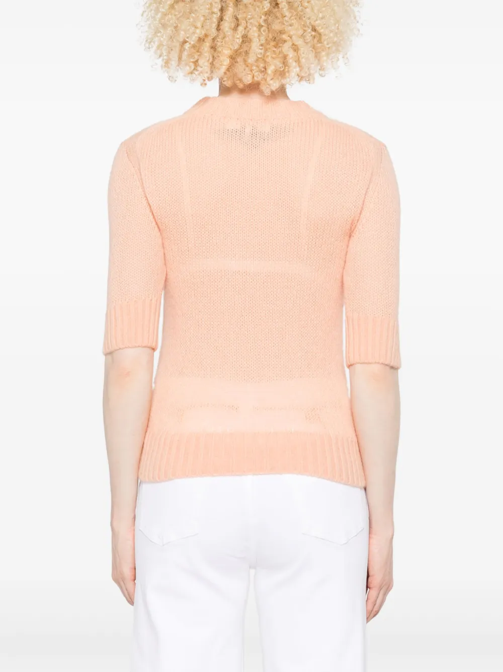 Chloé Trui met geborduurd logo Oranje
