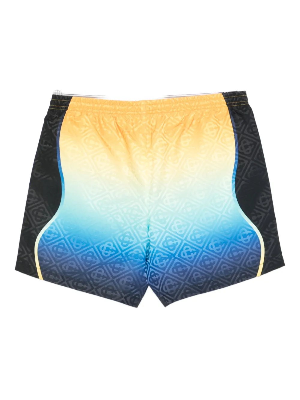 Casablanca Gradient Jacquard Beach Shorts In Multi