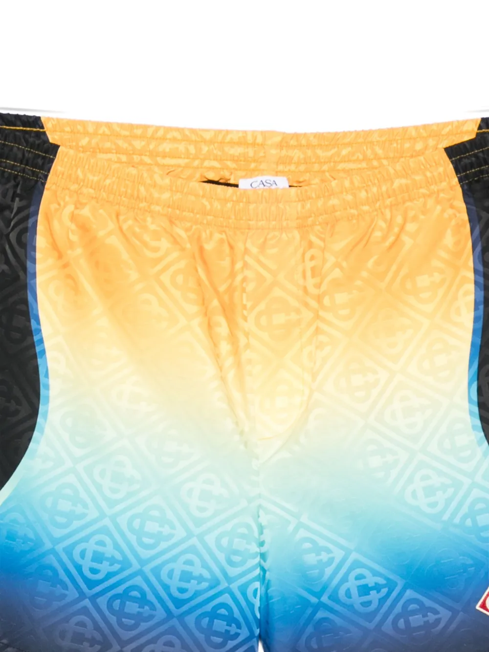 Casablanca Gradient Jacquard Beach Shorts In Multi