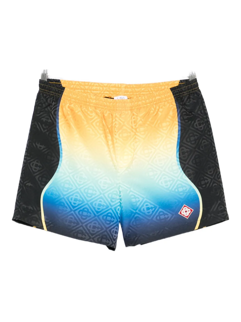 Casablanca Gradient Jacquard Beach Shorts In Multi