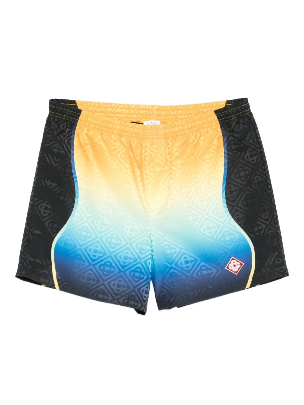 Casablanca logo swim shorts | Yellow | Image 1