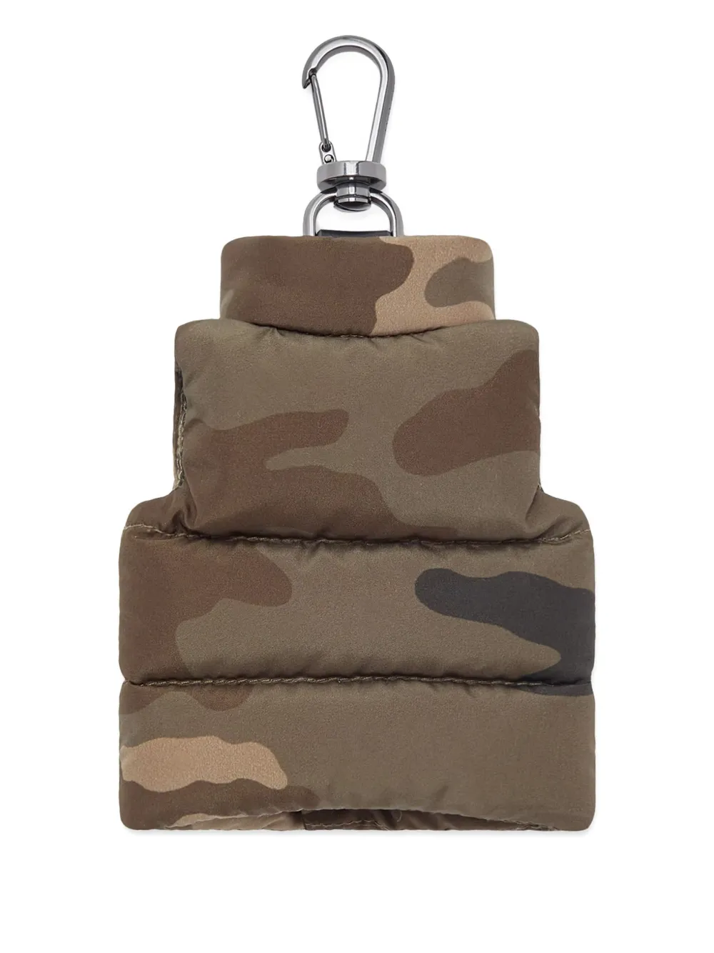 Moncler Sleutelhanger met camouflageprint Groen