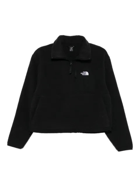 The North Face zip-up logo sweatshirt