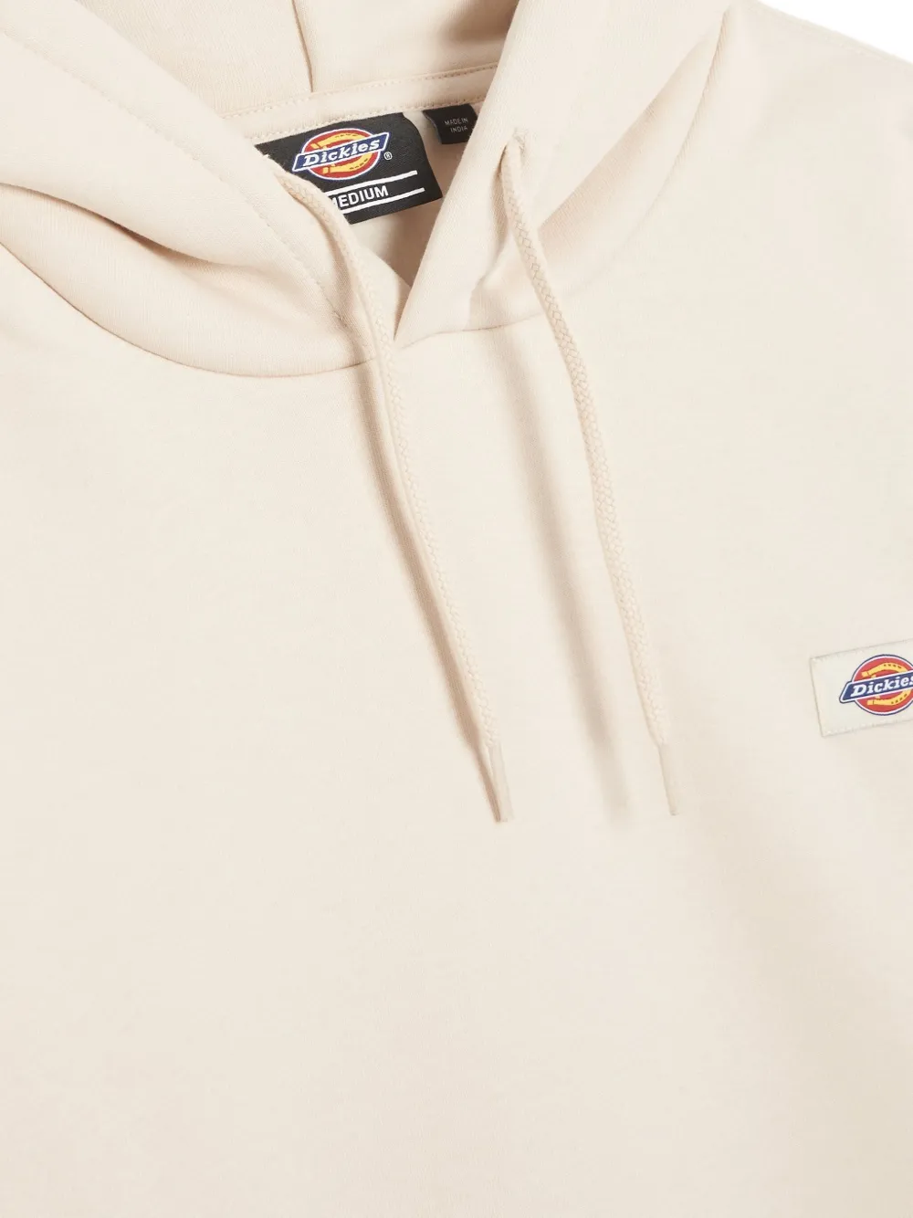 DICKIES Hoodie met logopatch en buidelzak Wit