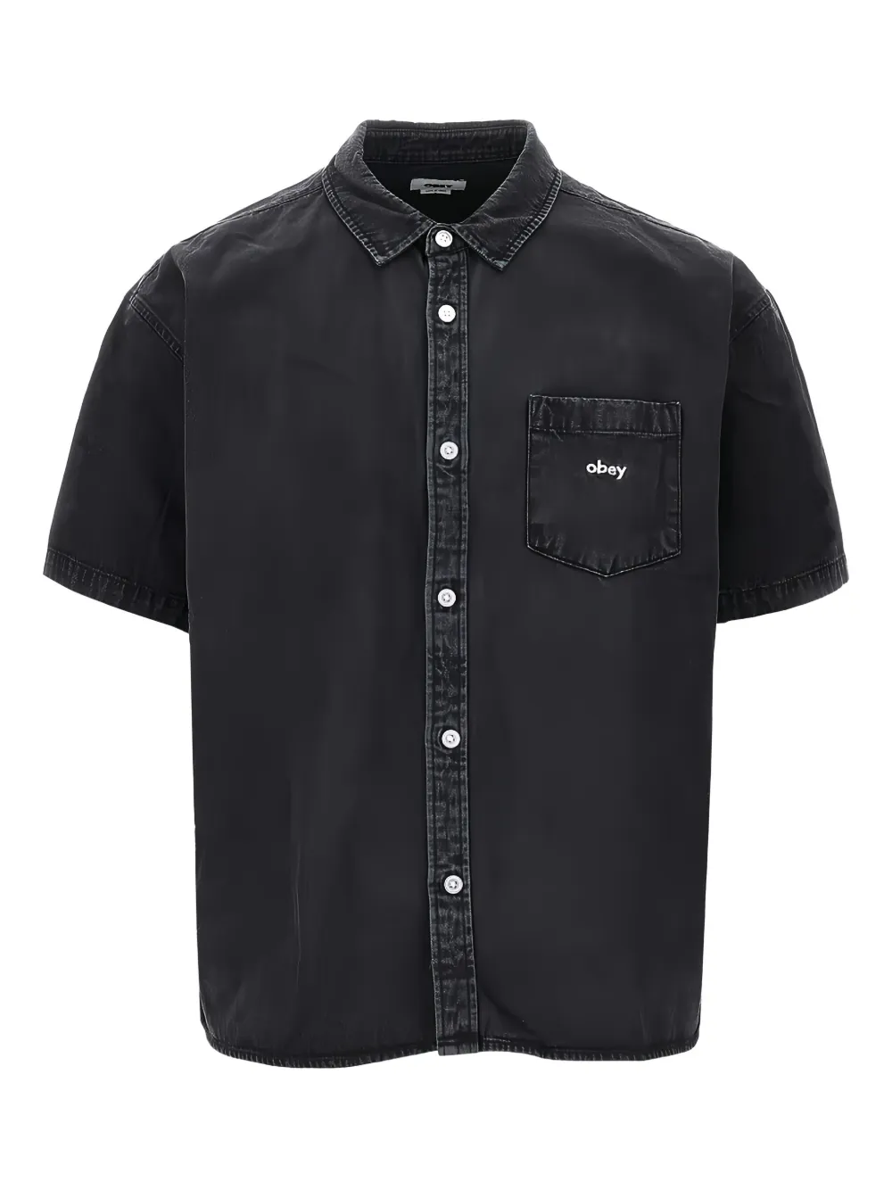 Obey camisa de mezclilla | negro | Image 1