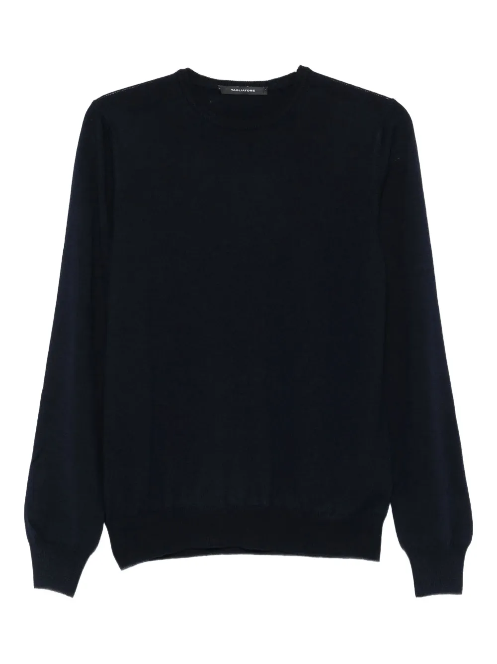 Tagliatore crew-neck long-sleeve T-shirt | Blue | Image 1