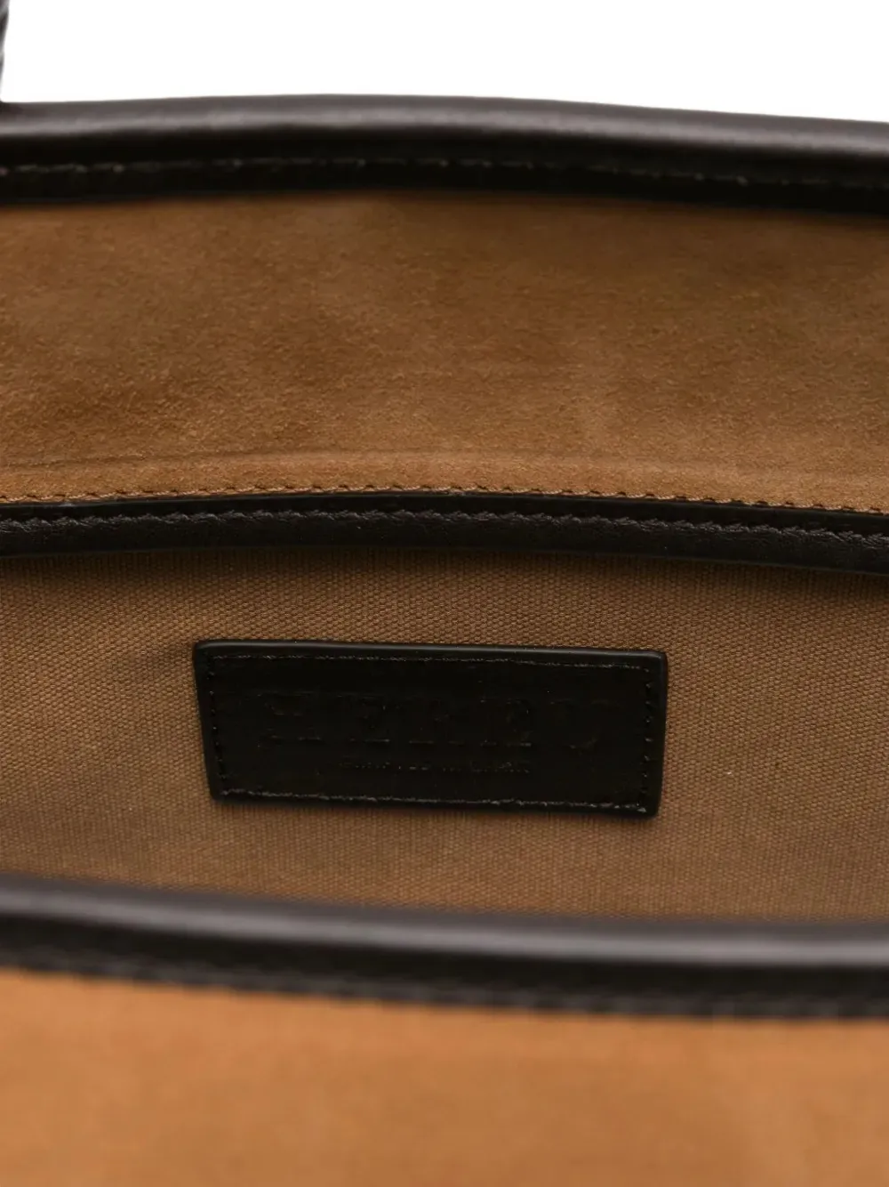 Hereu Forna Braided Handle Shoulder Bag In Brown
