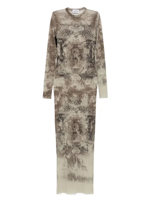 Jean Paul Gaultier graphic-print maxi dress