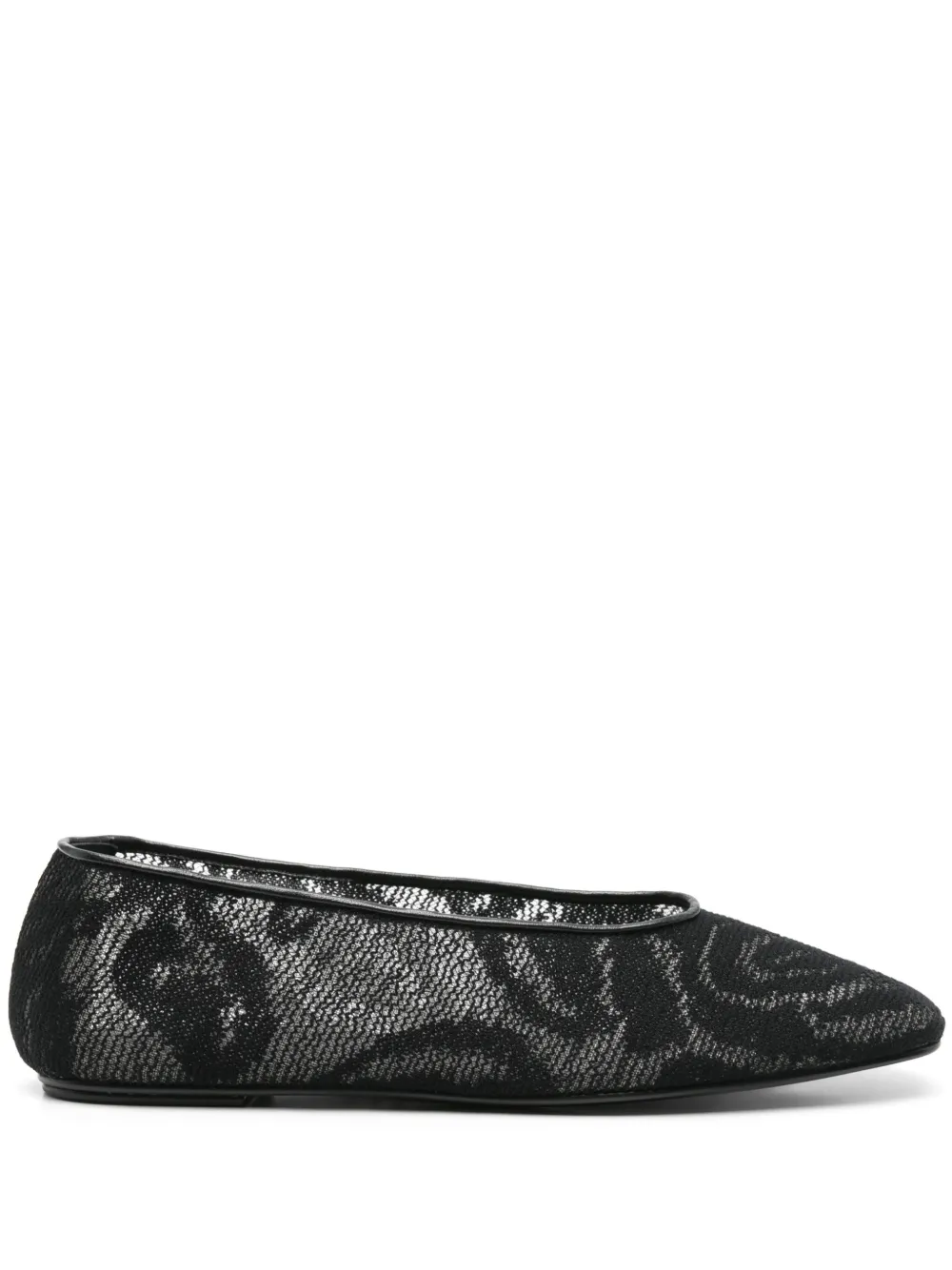 Magda Butrym square-toe ballet flats | noir | Image 1
