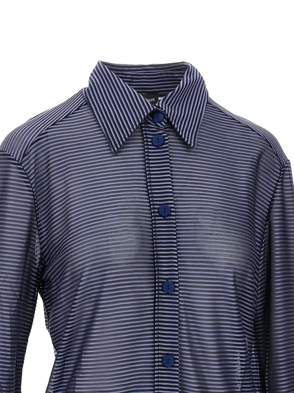 Emporio Armani striped shirt - Blauw
