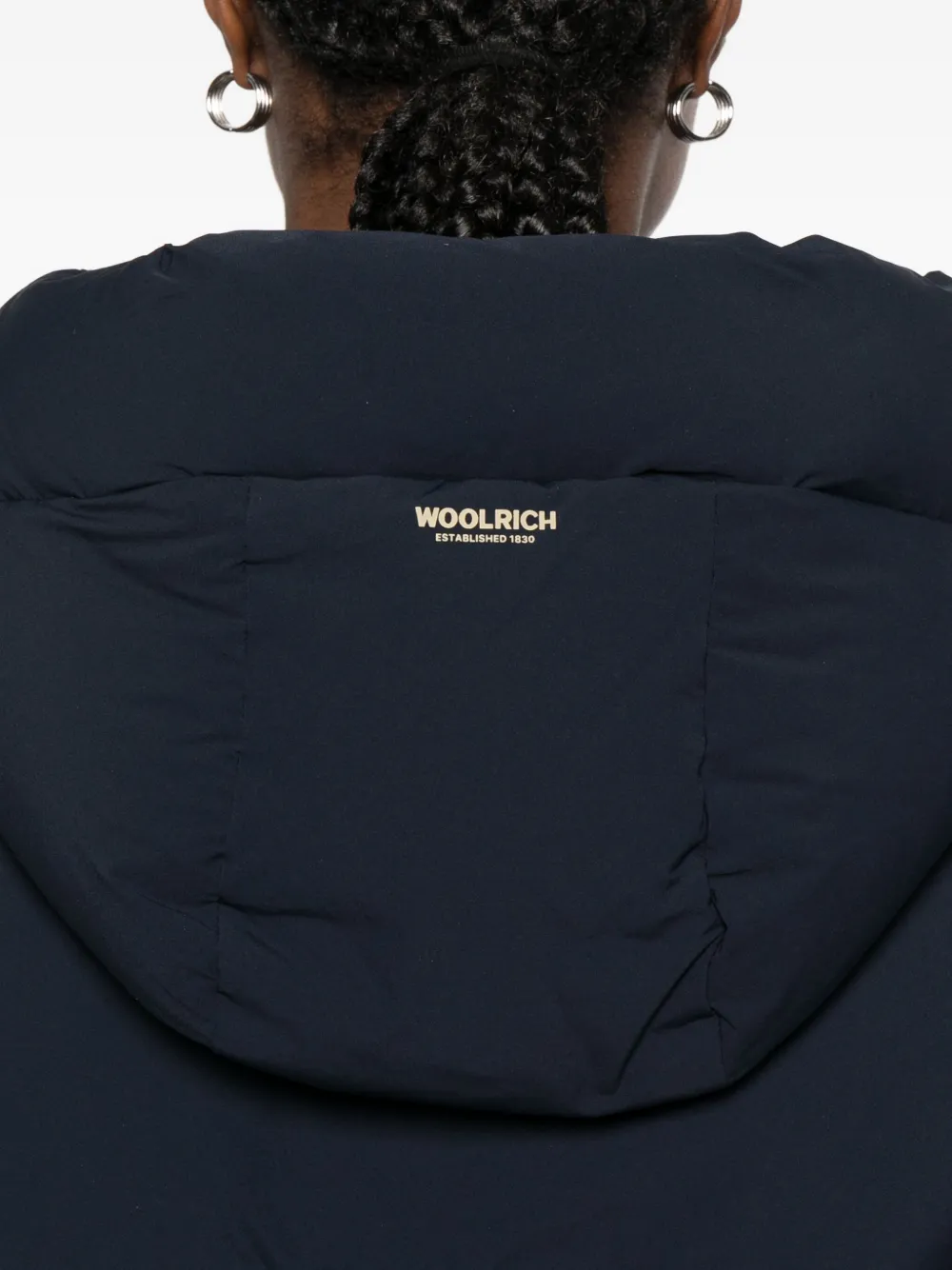 Woolrich Donsjack met capuchon Blauw