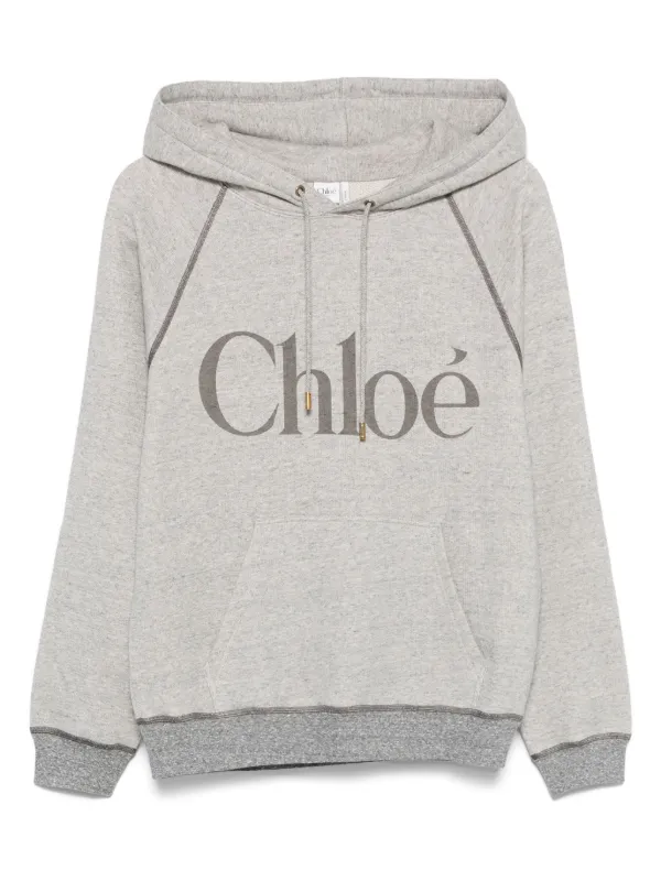 Chloé ロゴ パーカー | グレー | FARFETCH JP