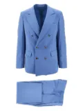 MARSEM peaked-lapel double-breasted suit - Blue