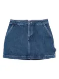 A.P.C. pocketed denim A-line skirt - Blue