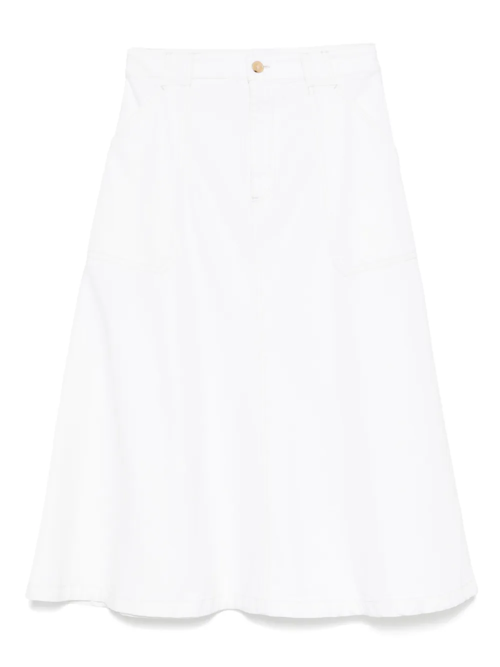 A.P.C. falda midi Laurie | blanco | Image 1