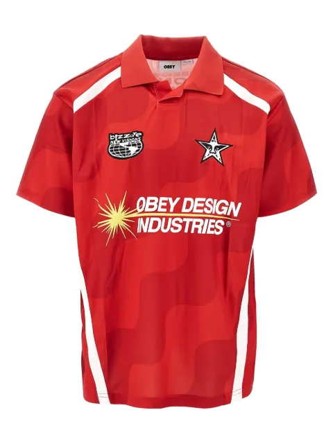 Obey short sleeve soccer jersey