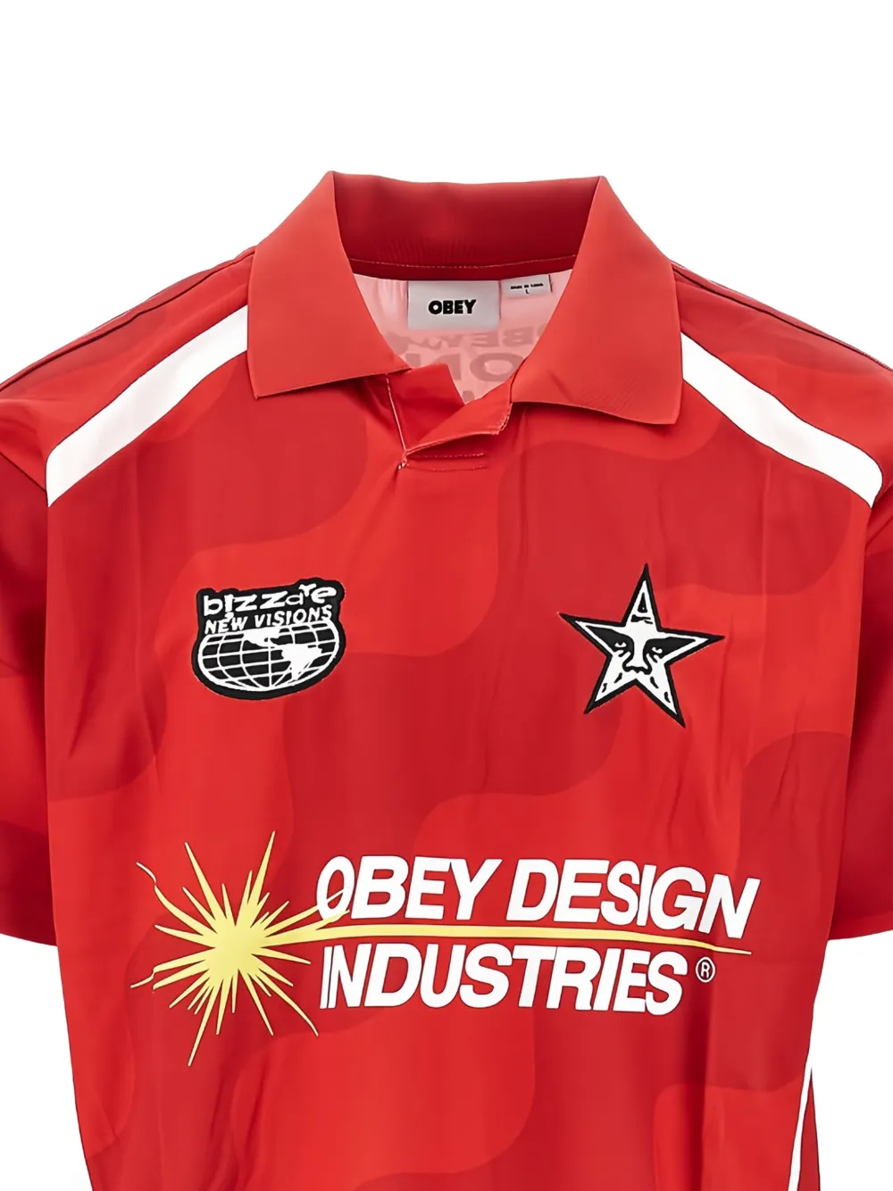 Obey Voetbalshirt met korte mouwen - Rood