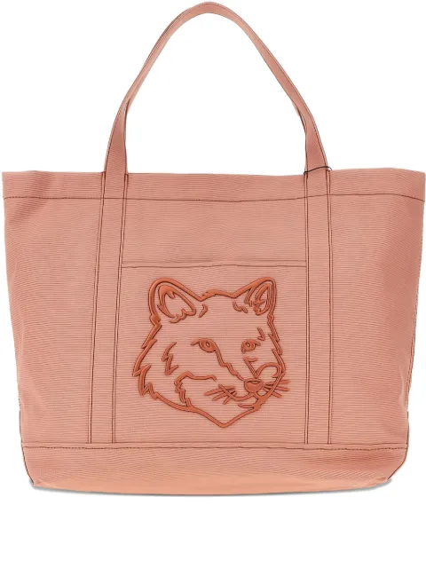 Maison Kitsuné large Fox Head tote bag