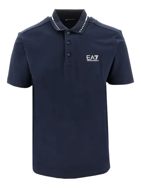 Ea7 Emporio Armani قميص بولو بطبعة شعار الماركة