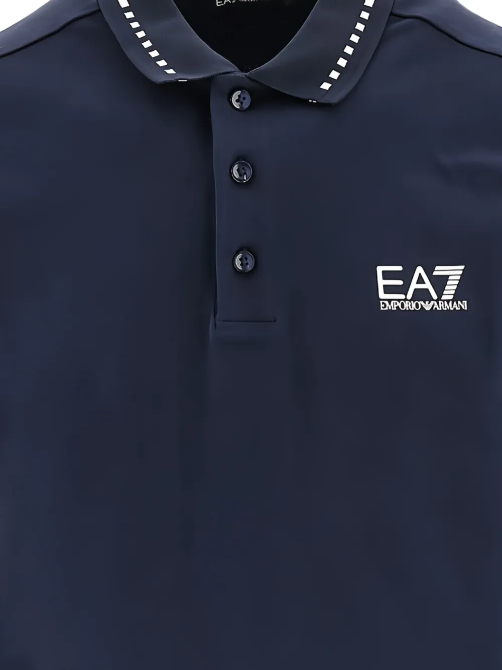 Ea7 Emporio Armani playera tipo polo con logo estampado | Image 2
