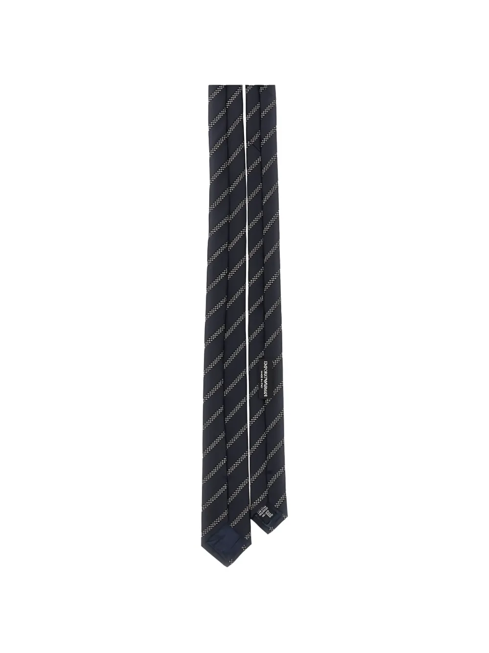Emporio Armani patterned-jacquard tie - Blauw