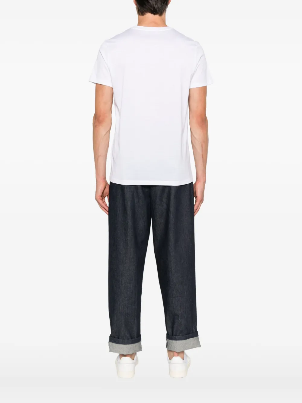 Moncler T-shirt met logopatch Wit