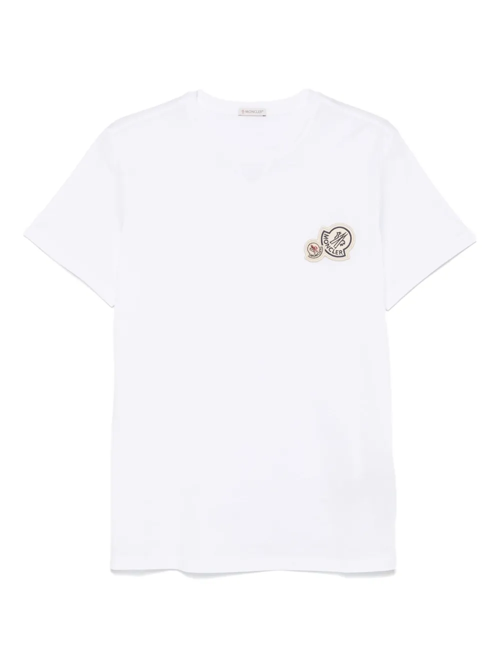 Moncler logo-patch T-shirt | White | Image 1