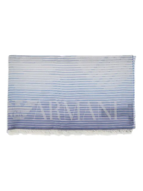 Emporio Armani cotton-blend scarf