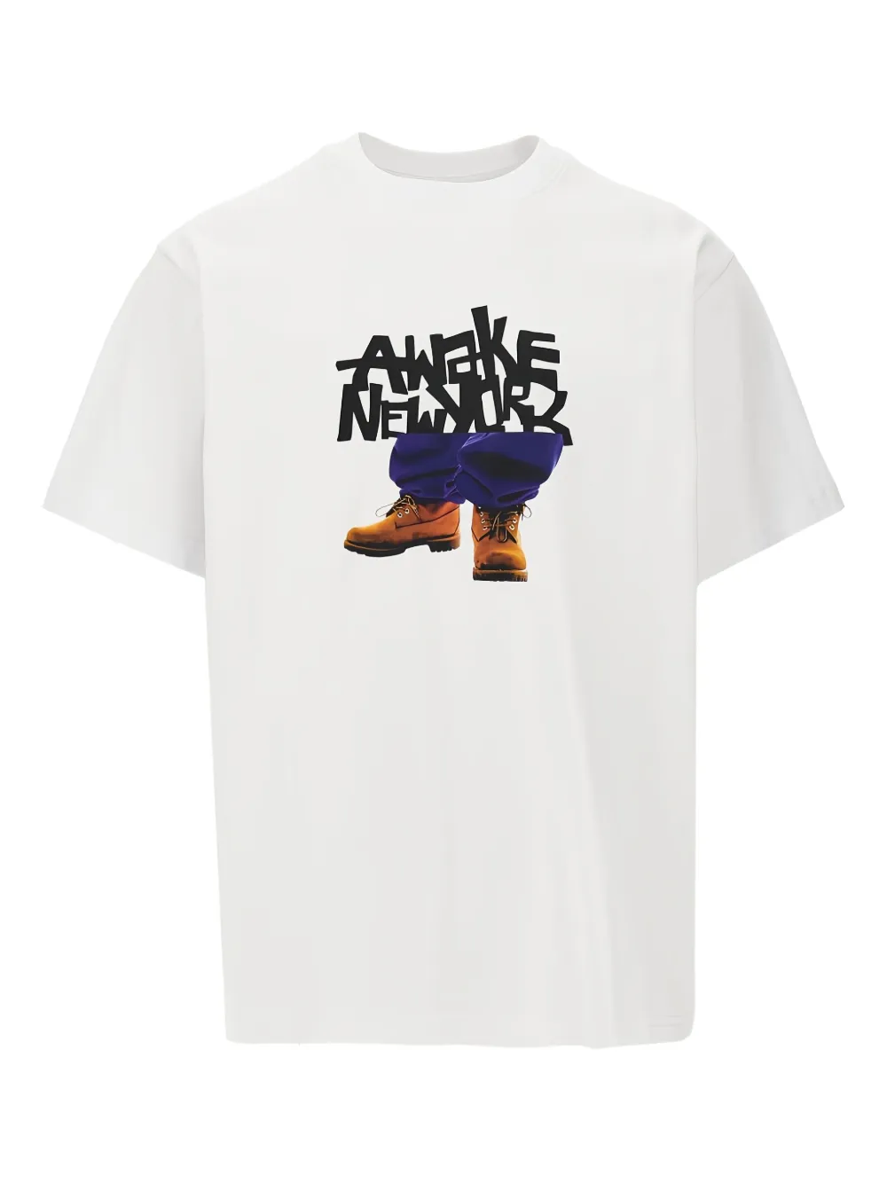 Awake NY playera con estampado gráfico | blanco | Image 1