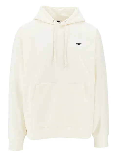 Obey logo-print hoodie
