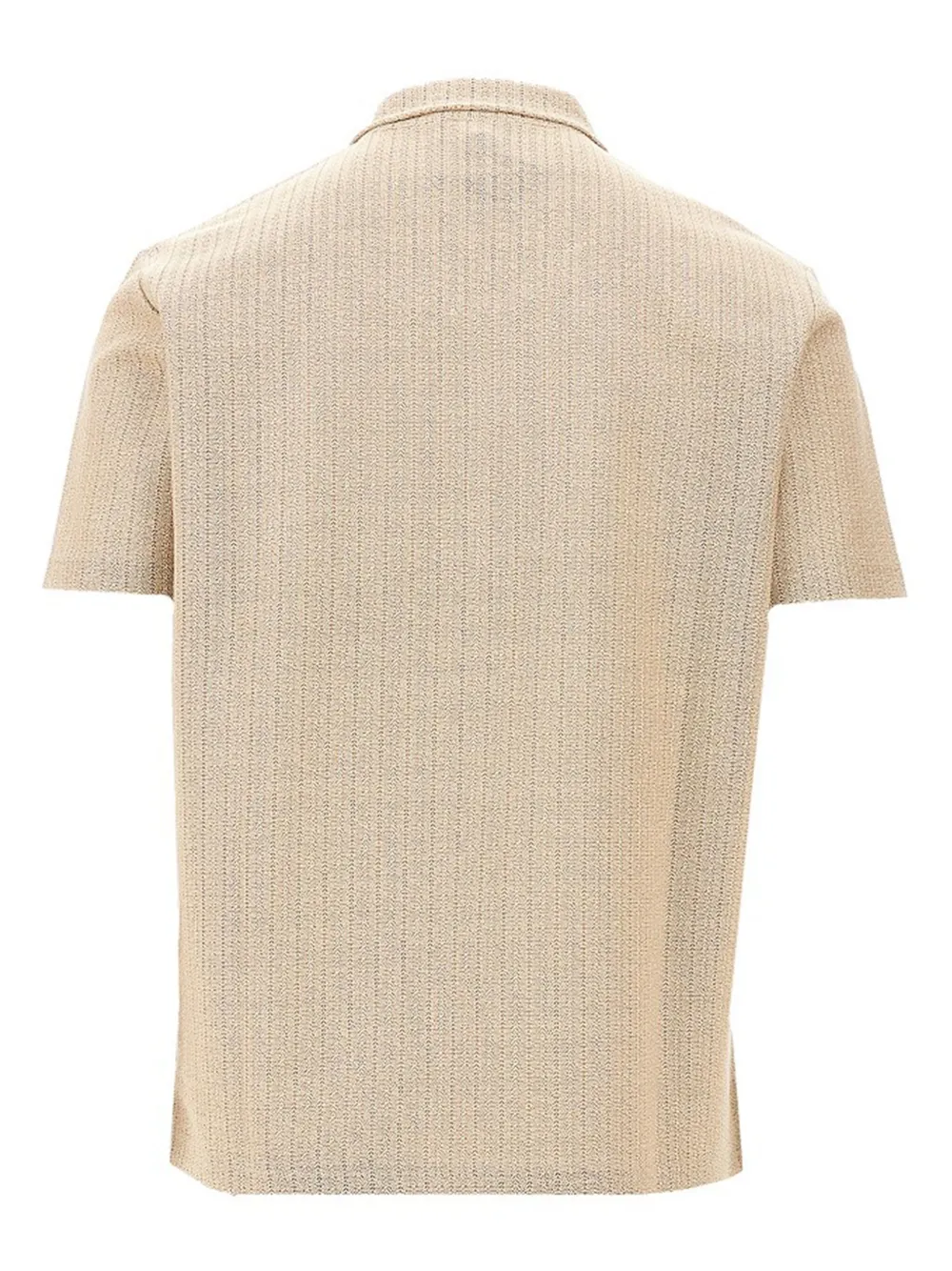 Emporio Armani Poloshirt met rits - Beige