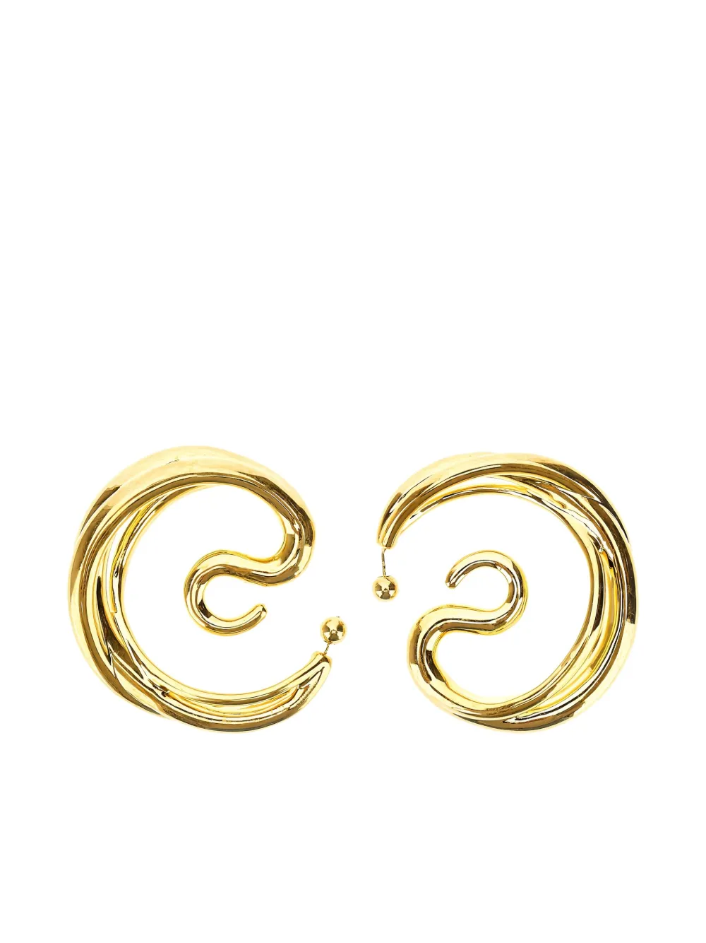 Panconesi large Triptych earrings - Goud