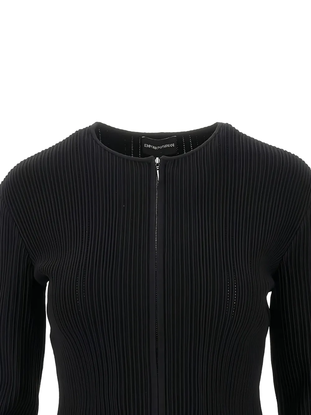 EMPORIO ARMANI RIBBED CARDIGAN