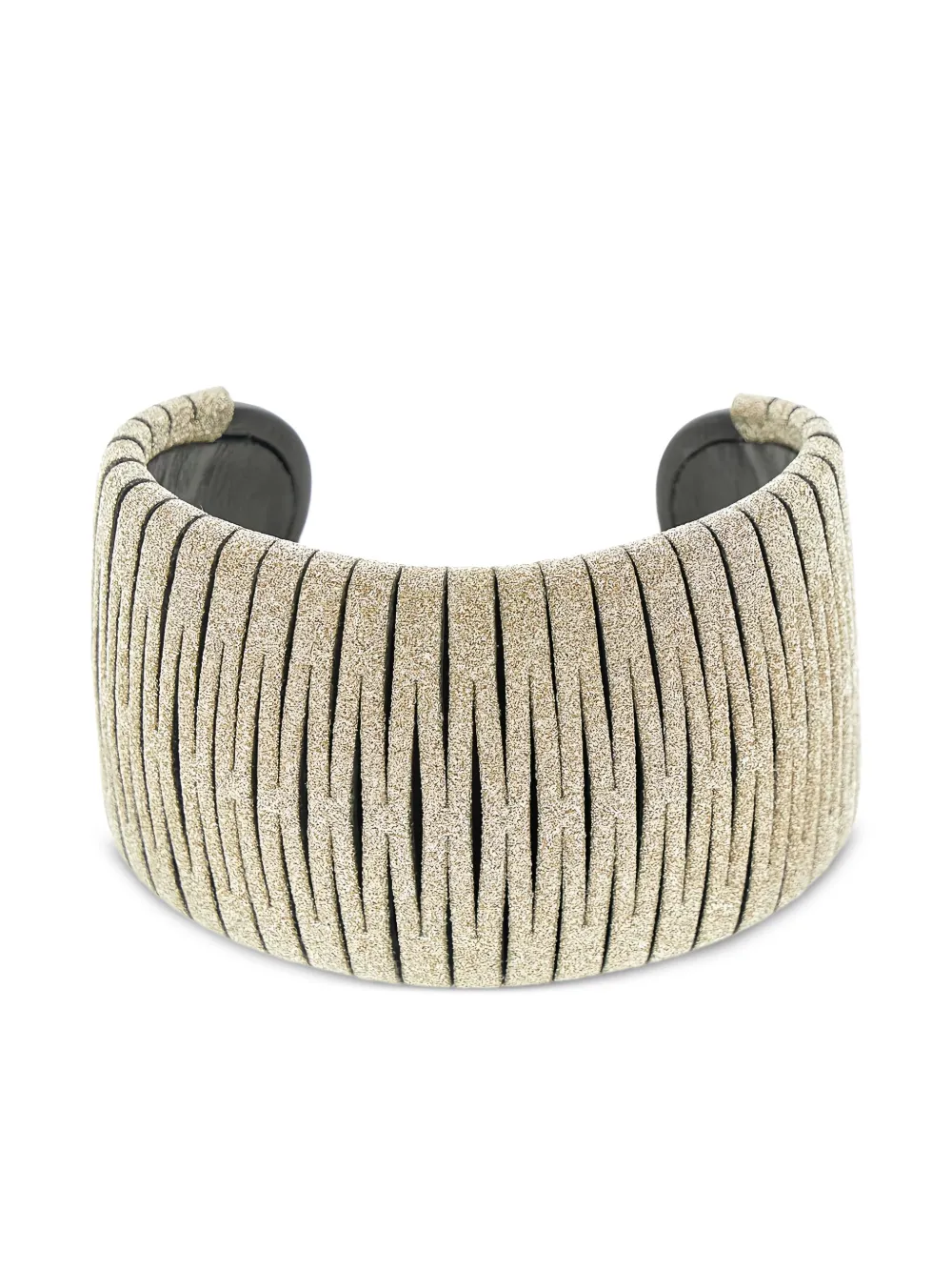 SO-LE STUDIO leather bracelet | Gold | Image 1